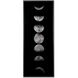 Moon Phases Charcoal Luxe Art